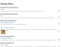 Tablet Screenshot of donkey-diary.blogspot.com