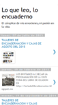 Mobile Screenshot of loqueleoloencuaderno.blogspot.com