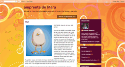 Desktop Screenshot of amprenta-de-litera.blogspot.com