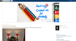 Desktop Screenshot of gettingcreativeathome.blogspot.com