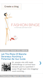 Mobile Screenshot of fashionbinge.blogspot.com