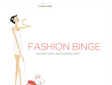 Tablet Screenshot of fashionbinge.blogspot.com