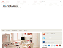 Tablet Screenshot of latestworldevents.blogspot.com