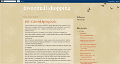 Desktop Screenshot of ewoomallshopping.blogspot.com