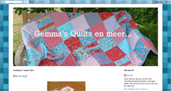 Desktop Screenshot of gemmasquilts.blogspot.com