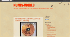 Desktop Screenshot of numis-world.blogspot.com