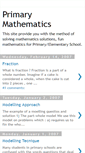 Mobile Screenshot of primarymaths.blogspot.com