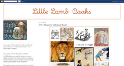 Desktop Screenshot of littlelambbooks.blogspot.com