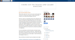 Desktop Screenshot of ictinenglishteaching.blogspot.com