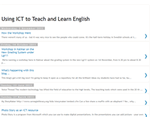 Tablet Screenshot of ictinenglishteaching.blogspot.com