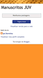 Mobile Screenshot of manuscritosjuv.blogspot.com