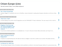 Tablet Screenshot of citizen-europe-lite.blogspot.com