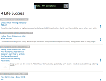 Tablet Screenshot of 4lifesuccess.blogspot.com