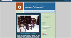 Desktop Screenshot of muebleselpansas.blogspot.com