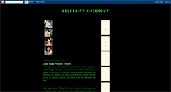 Desktop Screenshot of celebrity-checkout.blogspot.com