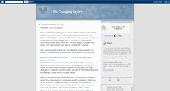 Desktop Screenshot of injurysupport.blogspot.com