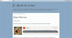 Desktop Screenshot of elblogdeciano.blogspot.com