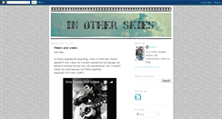 Desktop Screenshot of inotherskies.blogspot.com