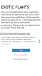 Mobile Screenshot of exoticplants.blogspot.com
