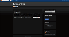 Desktop Screenshot of 365betsport.blogspot.com