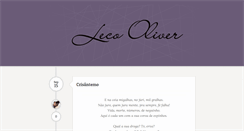 Desktop Screenshot of lecooliver.blogspot.com