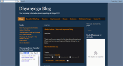 Desktop Screenshot of dhyanyogacenters.blogspot.com