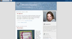Desktop Screenshot of inkventiveexpressions.blogspot.com