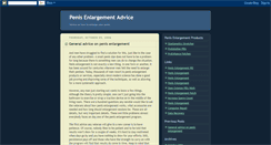 Desktop Screenshot of penis-enlargement-advice.blogspot.com