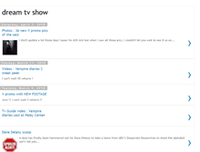 Tablet Screenshot of dreamtvshow.blogspot.com