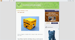 Desktop Screenshot of newest-inventions.blogspot.com