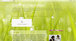 Desktop Screenshot of euqueroservegetariano.blogspot.com