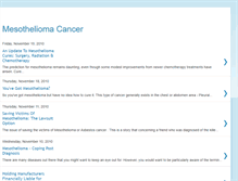 Tablet Screenshot of mesothelioma-cancer-therapy.blogspot.com