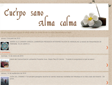 Tablet Screenshot of cuerposanoalmacalma.blogspot.com
