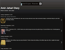 Tablet Screenshot of amirjahari.blogspot.com