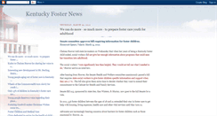 Desktop Screenshot of kentuckyfosternews.blogspot.com