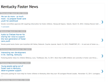 Tablet Screenshot of kentuckyfosternews.blogspot.com