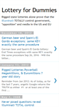 Mobile Screenshot of lottery-for-dummies.blogspot.com