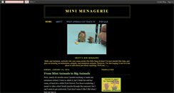 Desktop Screenshot of minimenagerie.blogspot.com