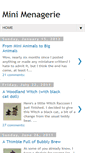 Mobile Screenshot of minimenagerie.blogspot.com