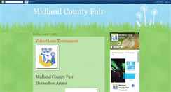 Desktop Screenshot of midlandcountyfair.blogspot.com