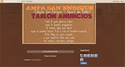 Desktop Screenshot of ampacolegiosanenrique.blogspot.com