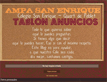 Tablet Screenshot of ampacolegiosanenrique.blogspot.com