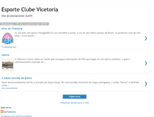 Tablet Screenshot of esporteclubevicetoria.blogspot.com