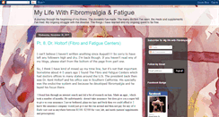 Desktop Screenshot of fibromyagiablog.blogspot.com