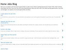 Tablet Screenshot of homejobsblog.blogspot.com