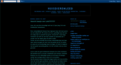 Desktop Screenshot of huisdierenleed.blogspot.com