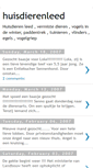 Mobile Screenshot of huisdierenleed.blogspot.com