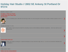 Tablet Screenshot of holidayforyourhair.blogspot.com