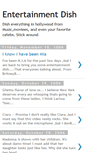 Mobile Screenshot of entertainmentdish.blogspot.com