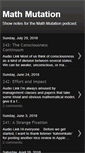 Mobile Screenshot of mathmutation.blogspot.com